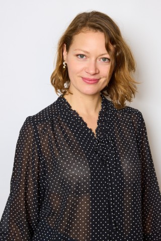 Camisa vintage negra con topitos blancos - Ropa mujer SusiSweetdress