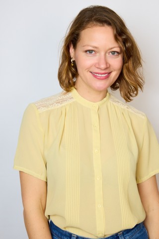 Camisa vintage amarillo claro pastel - Ropa mujer SusiSweetdress