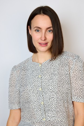 Camisa vintage blanca con manchitas negras - Ropa mujer SusiSweetdress