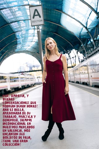 Vestid rojo con tirantes- Colección SusiSweetdress