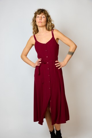 Vestid rojo con tirantes- Colección SusiSweetdress