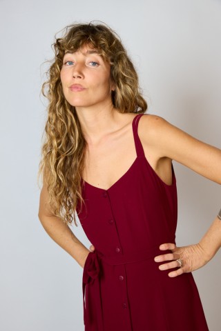 Vestid rojo con tirantes- Colección SusiSweetdress