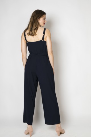 Mono azul marino tirantes- Colección SusiSweetdress