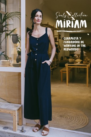 Mono azul marino tirantes- Colección SusiSweetdress