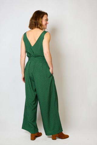 Mono verde con puntitos blancos- Colección SusiSweetdress