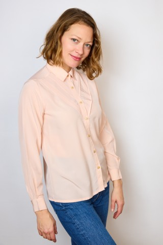 Camisa vintage rosa pastel- Ropa mujer SusiSweetdress