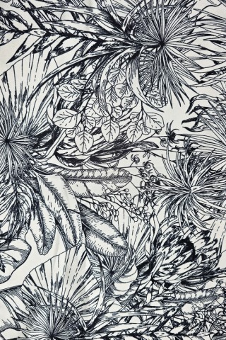 Pañuelo beis estampado negro -Complementos SusiSweetdress