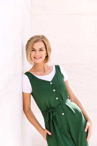 Mono verde con puntitos blancos- Colección SusiSweetdress