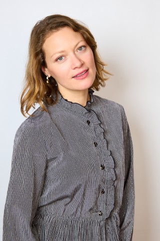 Camisa vintage negra con rayas blancas- Ropa mujer SusiSweetdress