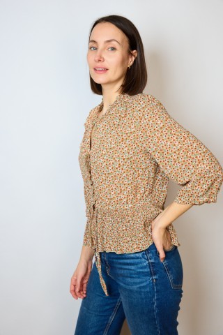 Camisa vintage estampado floral pequeño- Ropa mujer SusiSweetdress