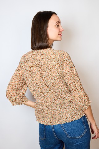 Camisa vintage estampado floral pequeño- Ropa mujer SusiSweetdress