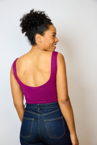Camiseta básica SusiSweetdress purple tirantes- Ropa SusiSweetdress