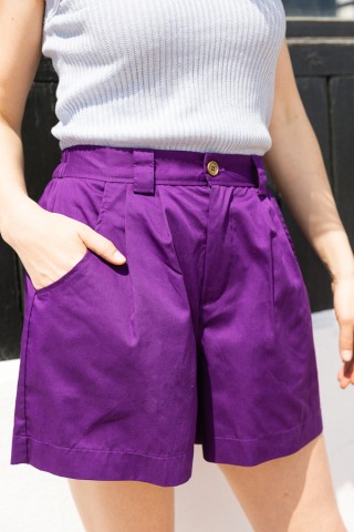 Shorts color violeta- Ropa mujer SusiSweetdress