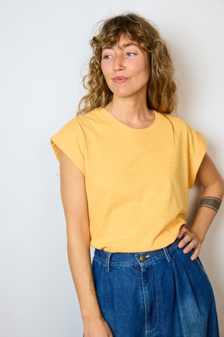 Camiseta SusiSweetdress anaranjada- Ropa mujer SusiSweetdress