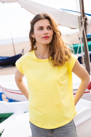 Camiseta SusiSweetdress amarilla- Ropa mujer SusiSweetdress