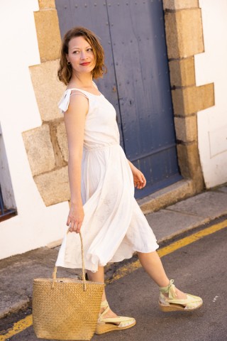 Vestido vintage blanco - Ropa mujer vintage SusiSweetdress
