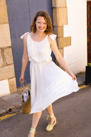 Vestido vintage blanco - Ropa mujer vintage SusiSweetdress