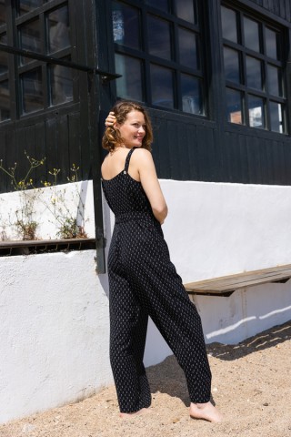 Mono Zen negro con semillas blancas- Colección SusiSweetdress