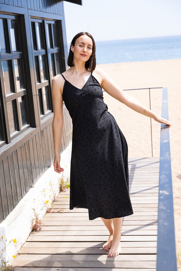 Vestido animal print con tirantes- Colección SusiSweetdress
