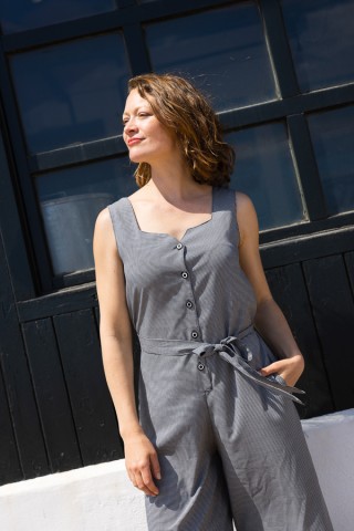 Mono vichy negro- Colección SusiSweetdress