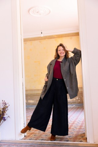 Pantalón palazzo negro - Ropa SusiSweetdress