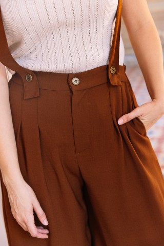 Pantalón palazzo ocre - Ropa SusiSweetdress