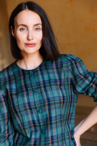 Camisa vintage a cuadros verdes- Ropa mujer SusiSweetdress