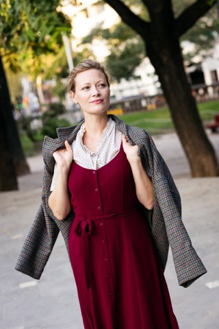 Vestid rojo con tirantes- Colección SusiSweetdress