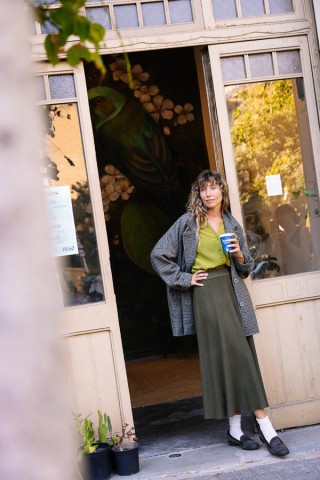 Camisa vintage verde- Ropa mujer SusiSweetdress