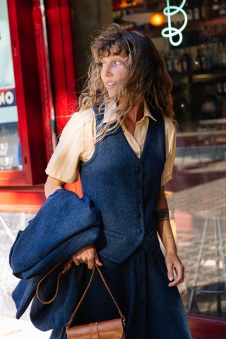 Chaleco de espiga en tonos azules- Ropa SusiSweetdress