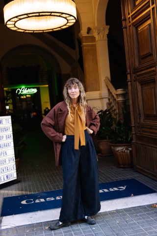 Pantalón palazzo negro - Ropa SusiSweetdress