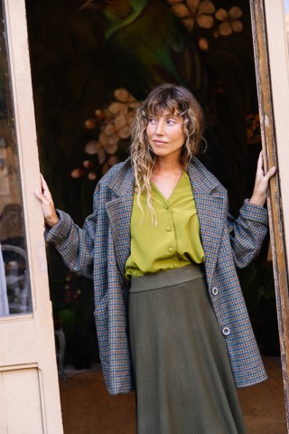 3. Total Look Susi con Blazer: + camiseta y falda punto + camisa- Productos SusiSweetdress