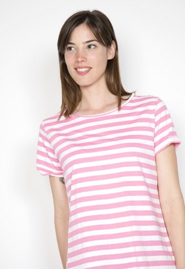 Camiseta SusiSweetdress a rayas rosas