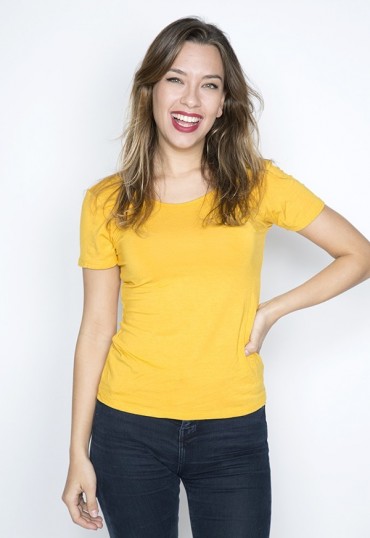 Camiseta básica SusiSweetdress amarillo