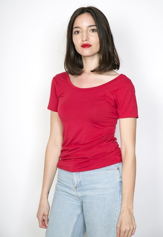 Camiseta básica SusiSweetdress roja